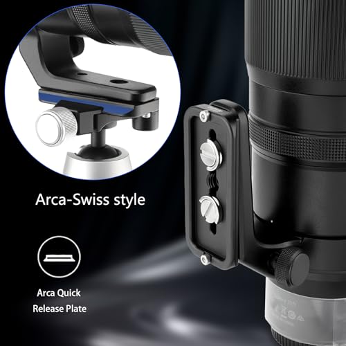 Leftfoto Lens Plate for Nikon Nikkor Z 180-600mm F5.6-6.3 VR Lens, Replacement Foot Mount - Arca Swiss Style