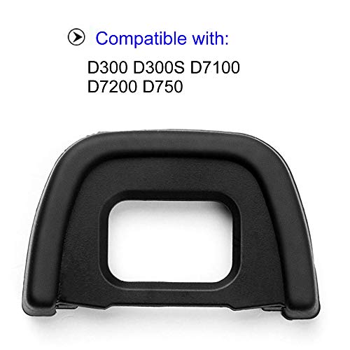 Eyecup,Sedremm Camera DK-23 Eyecup Replacement Eyepiece for D7100 D7200 D300 D300s, 2 Pack