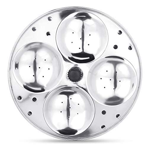 Vinod Stainless Steel Idli Stand – 5 Tier Stand – Makes up to 20 Idlis – Easy Cleaning – Ergonomic Tiers - Suitable For Indian Cooking – Food Grade Idli Plates For Cooker, Electric Pot, Insta Pot