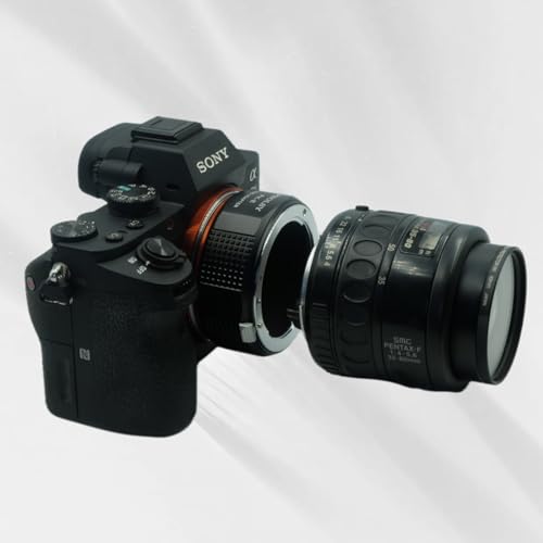 PHOLSY Lens Mount Adapter Compatible with Pentax K Lens and Sony E Camera Pentax K to Sony E