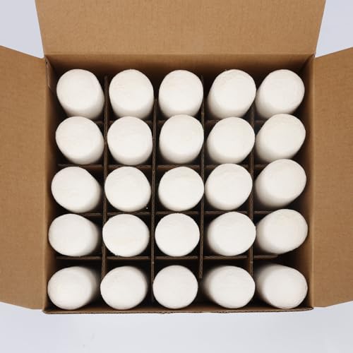 Labasics Cellulose Extraction Thimbles, 1.34 inch Diameter, 3.94 inch Length, Soxhlet Extraction Thimbles, 25 Pack 1.34 x 3.94 in