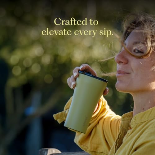 Sttoke The Mossy Meadows Classic with Leakproof Lid Heather Green Tumbler, 12 oz. Capacity