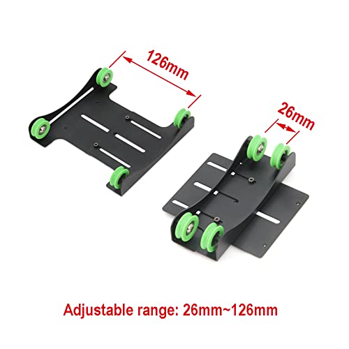 3D Printer Filament Holder with Adjustable 26-126mm Filament Mount Rack Bracket Fits for TPU/PLA/ABS/Nylon 0.5-3KG 3D Printing Materials (Holder for 0.5-3kg Filament) Holder for 0.5-3kg Filament
