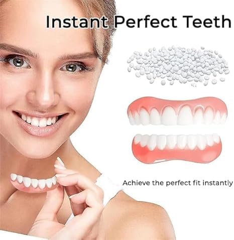 [Australia - AusPower] - Denture Silicone Reline Kit, Greatfit Denture Silicone Reline Kit, Soft Denture Reline Kit, Soft Denture Reline Kit for Men and Women (2pcs) 