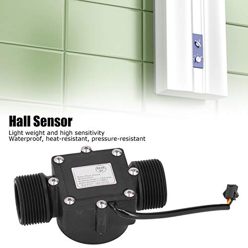YF‑DN32 G1.25in Flow Meter Water Flow Sensor Pipe Water Flowmeter Counter DC3‑24V Hall Sensor for Water Heaters Drinking Fountains