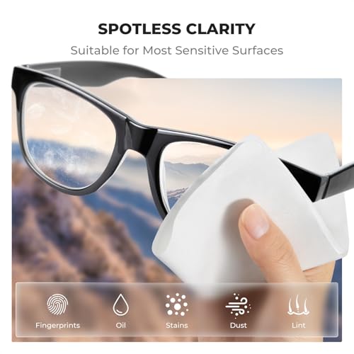 K&F CONCEPT Microfiber Lens Cleaning ClothX20,Glasses Cleaning,High Density 20
