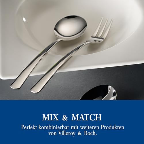 Villeroy & Boch Daily Line Collection Cake Forks, 6-Piece Set, 18/10 Stainless Steel, 5.75 x 1 in