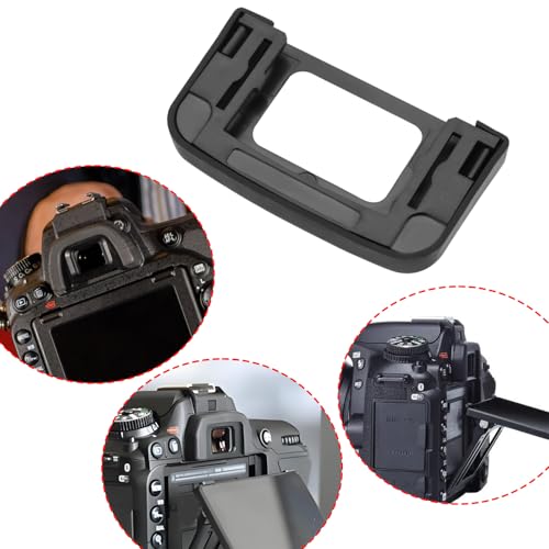 OTOTEC 4Pcs Camera Eyepiece Eyecup Rubber Viewfinder Eyecup DK-25 Compatible with Nikon D5500 D5300 D5100 D3500 D3400 D3000 Black