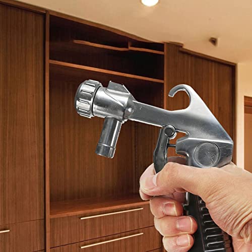 Walfront sandblaster gun kit with four ceramic nozzles and air siphon feed for abrasive sandblasting work