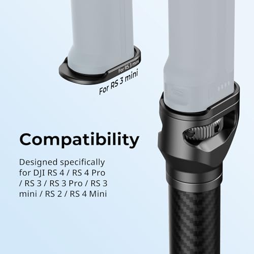SmallRig Gimbal Extension Pole, 15''/37cm Carbon Fiber Gimbal Extension Arm