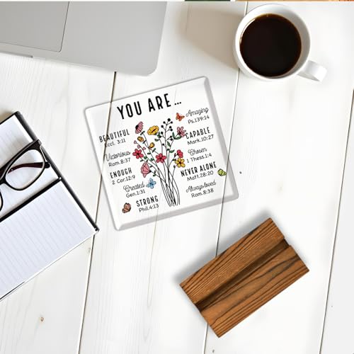 You Are Inspiration Bible Verse Acrylic Sign With Wooden Stand Multicolor 4