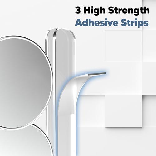 GALVANOX Wall Mounted Holder for Nespresso Vertuo Pods Organizer, 10 Capsule Stick On with Adhesive Backing - Low Profile Vertuoline Wall Mount, Under Cabinet (Clear Acrylic) (Pack of 2) 11,3 inch x 6,8 inch x 0,5 inch (Pack of 2)
