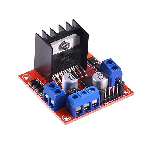 5 Pack L298N Stepper Motor Driver Control Board Dual H Bridge Module for Smart Car Power