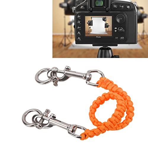 Alomejor Diving Camera Tray Handle Rope with 304 Stainless Steel Bow Buckle, 360° Rotation, for Underwater Photography
