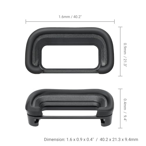 JJC 2-Pack FDA-EP20 Eyecup Eyepiece Viewfinder for Sony A6700 Camera Sony FDA-EP20 Replacement