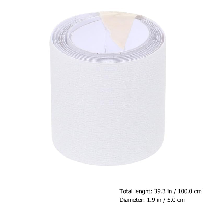 VOSAREA Clear Anti-Slip Tape for Stairs 39.37X1.96In Transparent Waterproof Traction Strips for Indoor Outdoor Steps Wooden Floors Patios Ramps