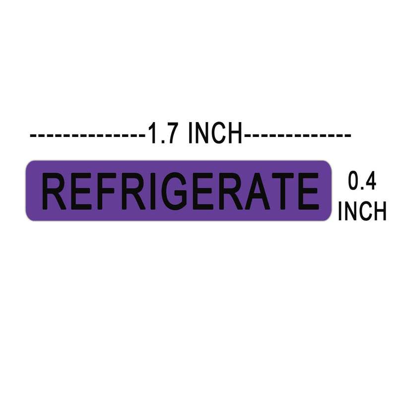 [Australia - AusPower] - Refrigerate Medical Labels,1.7"x 0.4" Medicine Labels Refrigerate Food Service Pharmacy Stickers Veterinary Labels Keep Refrigerated Food Packaging Stickers Drug Stores Warning Labels,500 Pcs 