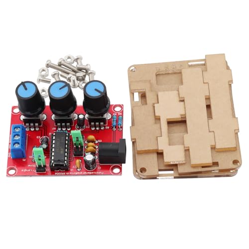 2 Sets XR2206 High Precision Function Signal Generator Kit, 1Hz-1MHz, Adjustable Frequency Amplitude, Sine Wave/Triangular Wave/Square Wave, with Instruction Manual