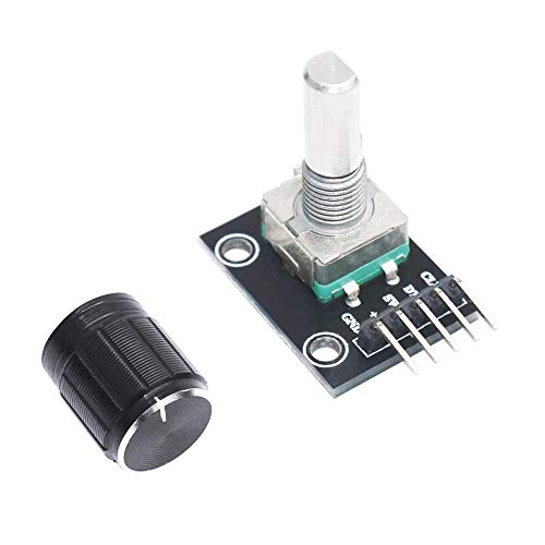 Rotary Encoder Module KY-040 360 Degree Rotary Encoder, Rotary Angle Encoder, with Push Button (Pack of 5)