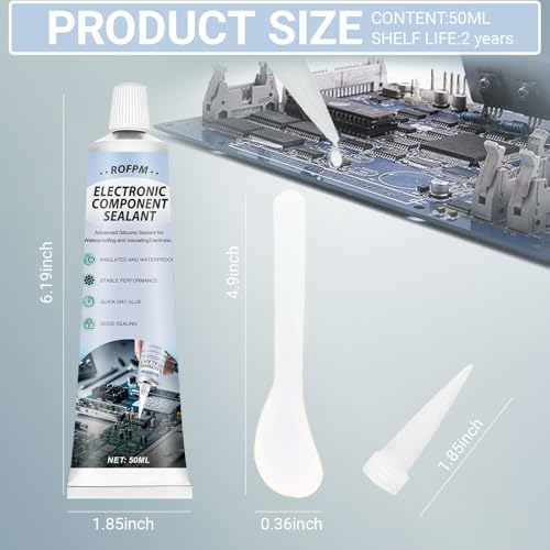 ROFPM 100ml conformal coating silicone glue for electronics circuit boards