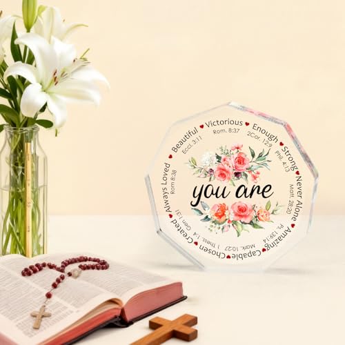 Edenseelake Christian Gifts for Women Religious Christmas Catholic Gift with Bible Verses for Wife Mom Friend Sister Female Inspirational Spiritual Appreciation Christian Decor Style3