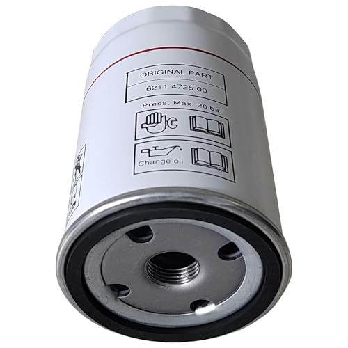 Pisarnd 6211472500 oil filter for air compressor replacement, cylindrical filter component