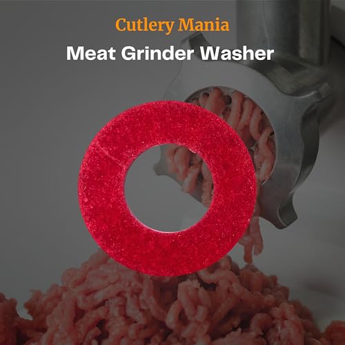 Cutlery Mania #32 fiber commercial meat grinder washers for Hobart, black flat washers, 4-pack