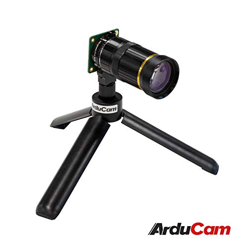 Arducam 8-50mm C-Mount Zoom Lens for IMX477 Raspberry Pi HQ Camera, with C-CS Adapter, Industrial Telescope Lens 2.8-12mm Focal Length