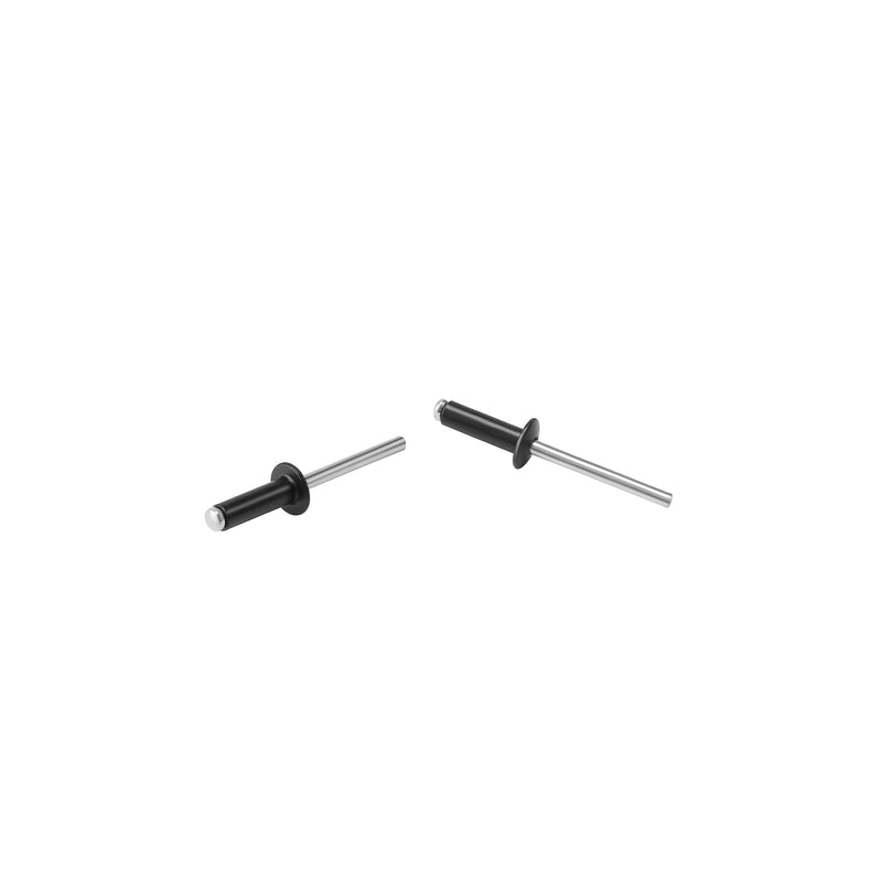 [Australia - AusPower] - 100pcs 1/8" x3/8" Aluminum Blind Rivets, Black,3.2x 10mm Pop Rivets 1/8" x3/8" 