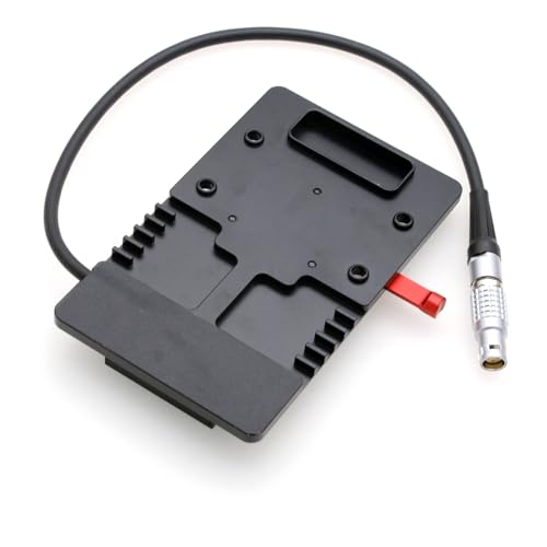 V-Port Rear Mount Battery Plate V-Mount Battery Output 6-pin Female Power Cord for DJI Ronin 4D RED Camera 10cm Straight 6Pin Female
