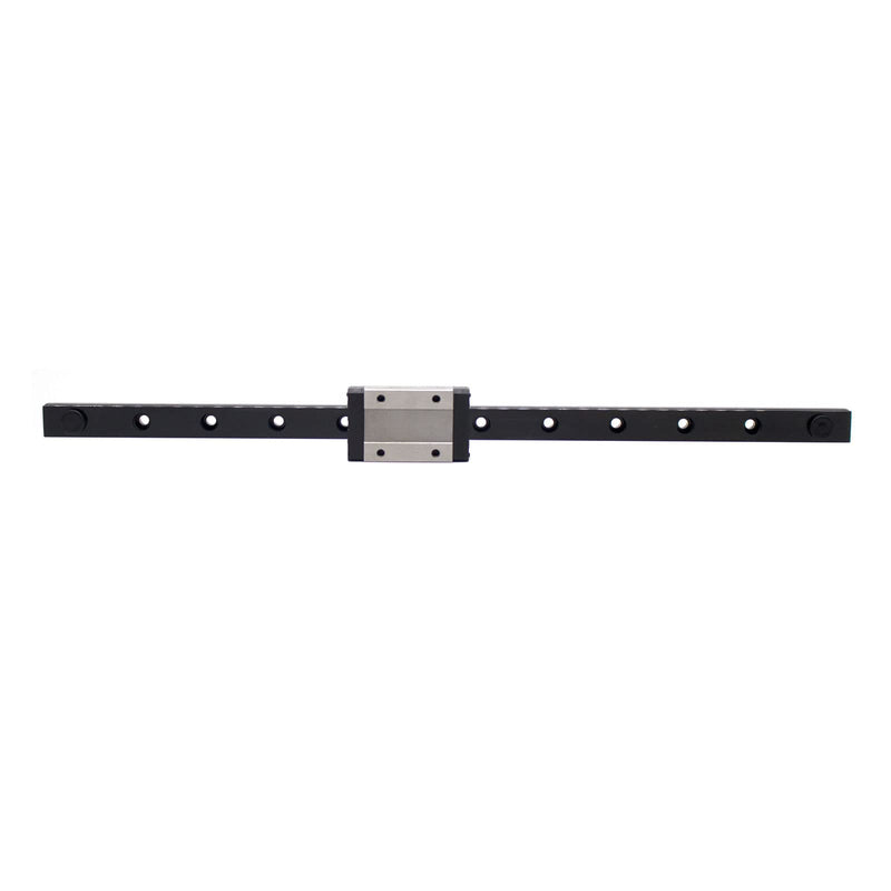 [Australia - AusPower] - Iverntech MGN12H 400mm Black Linear Rail Guide Bearing Steel Sliding Guideway with MGN12 Stainless Steel Black Carriage Block for Ender 3, Corexy, Tronxy 3D Printers Upgrades and CNC Machine All Black 400MM 