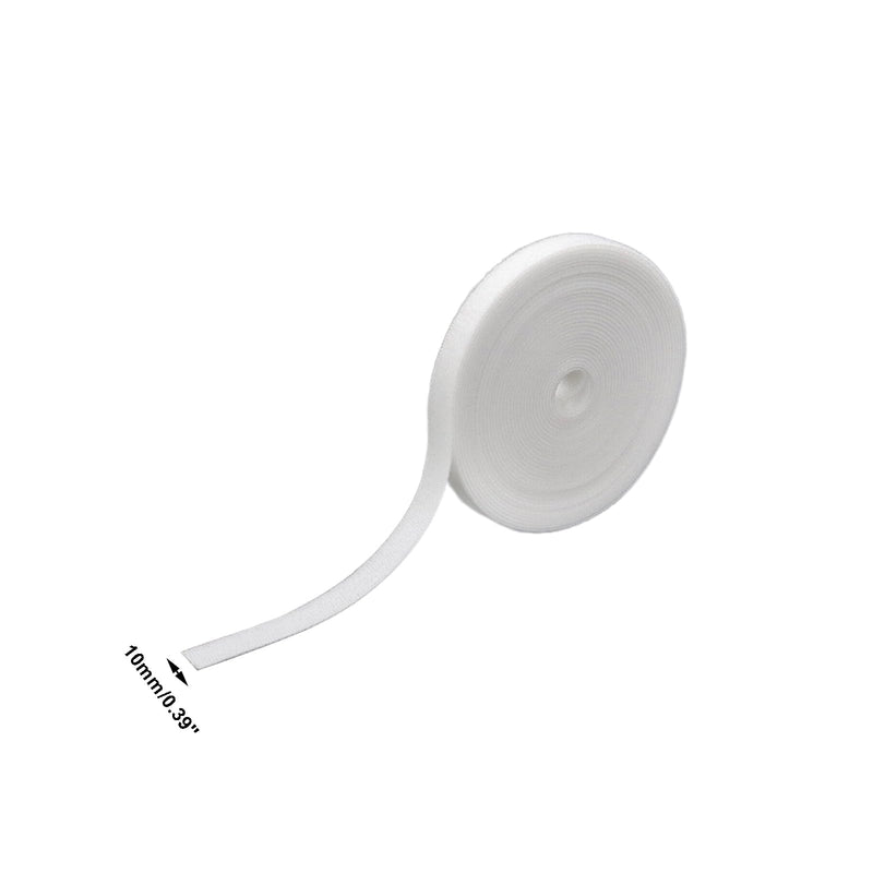 Sscon 2Rolls 5mX10mm Nylon Carpet Marker Strips Sentence Strip Stickers for Office White