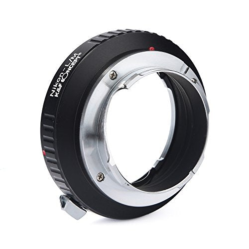 K&F Concept Lens Mount Adapter for Nikon Nikkor F Mount Lens to Leica M Mount Camera Body