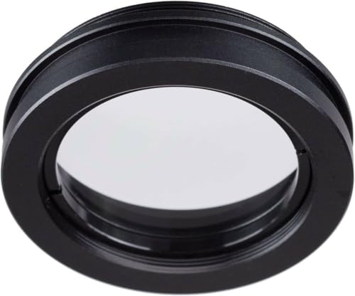 AmScope SM10 1X Barlow Lens for SM Stereo Microscopes, Black, 48 mm