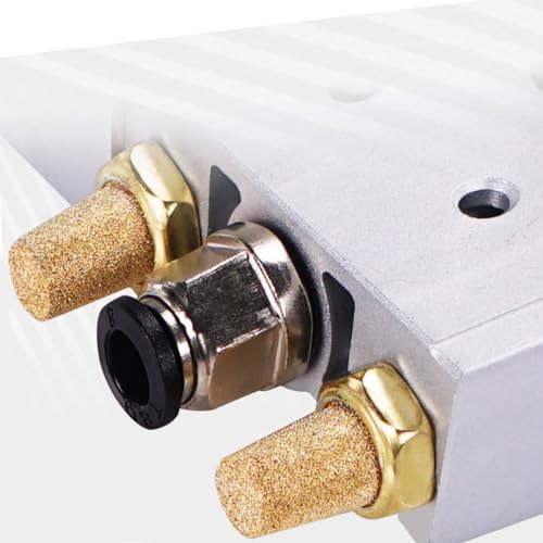 Zorfeter pneumatic brass exhaust muffler filter, 1/4-inch NPT male, 10-piece set