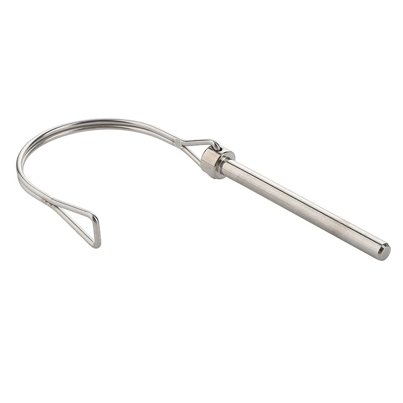 [Australia - AusPower] - 2 Pcs Extended Pto Pin, Safety Coupler Pin 1/4" x 2-3/4"(6.3mm x 70mm), Full Marine grade 316 stainless steel Heavy duty Shaft Locking Pin 