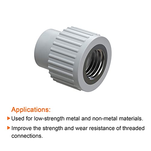 HARFINGTON 30pcs Wire Threaded Inserts 1/2-13 UNC 2D 25.4mm 304 Stainless Steel Helical Coiled Wire Thread Sleeve