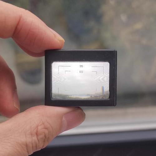 Camera External Optical Waist Level Viewfinder, 28mm Optical Waist-Level Viewfinder, with 35/50 Frame or 40 Frame, Boot Foot Left - Right Offset Adjustable (28mm(35/50 Frame)) 28mm(35/50 Frame)