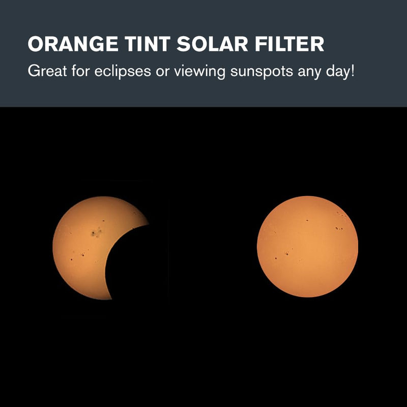 [Australia - AusPower] - Celestron – EclipSmart Safe Solar Eclipse Telescope Filter – Meets ISO 12312-2:2015(E) Standards – Works with Existing 70mm AZ & EQ Telescopes – Observe Solar Eclipses and Sunspots – Safe, Snug Fit AM70 / 70LT 