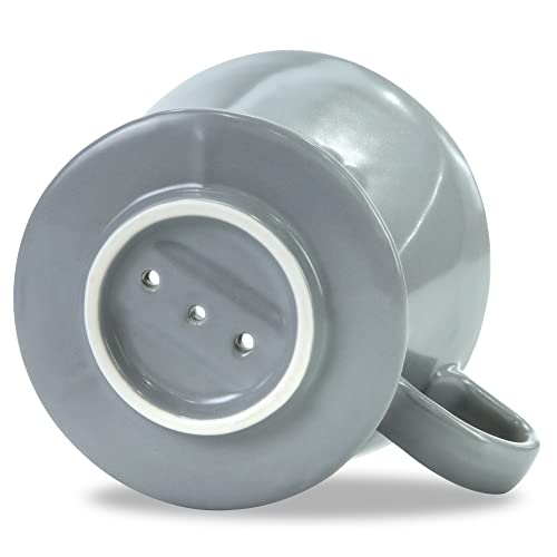 Pour Over Ceramic, Coffee Dripper Ceramic Coffee Maker,Grey Grey
