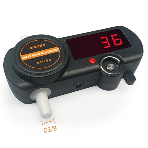 Digital Draft Beer Flow Meter, Beverage Filling Counter, flowmeter