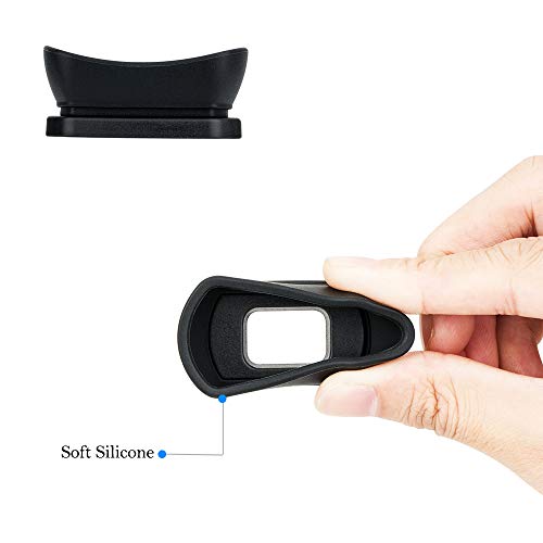 JJC Silicone Extended Eyecup Viewfinder, Replace Nikon DK-20 21 23 24 25 28 Replaces Nikon DK-20/21/23/24/25/28