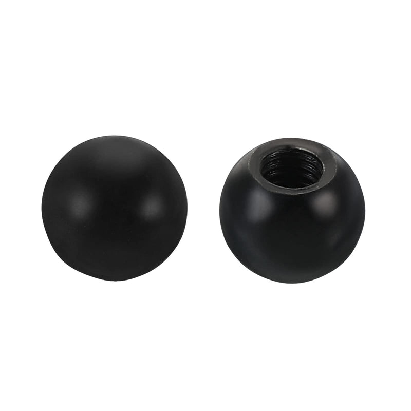 [Australia - AusPower] - PATIKIL M4 Thread Cap Nuts Knob, 20 Pack Steel Ball Lamp Decoration Screw Caps Nut Cover for Furniture Lighting, Black M4x9mm 