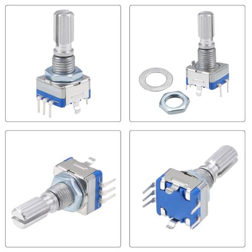 Rotary Encoder, Rotary Angle Encoder, 360 Degree Rotary Encoder, EC11 Digital Potentiometer, Rotary Encoder, Rotary Encoder Module, Rotary Encoder Module, Rotary Encoder Module 360 Degree, Pack of 5 5PC
