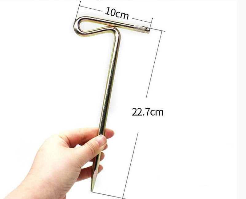 [Australia - AusPower] - ZIBOO (ZB-T11) Professional Ground Test Kit with Earth Nail, Durable Earth Test Cable Set with Ground Earth Stake Use for Earth Ground Resistance Tester, Earth Ground Testing,with 4mm Banana Plug ZB-T11 
