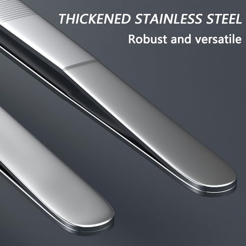 Curved Tweezers for Fish Tank Stainless Steel Tweezers Aquarium Tank Tweezers 30cm Feeding Tongs for Fish Tank Plants Aquascape Tools Feeding Tongs (30cm Elbow)