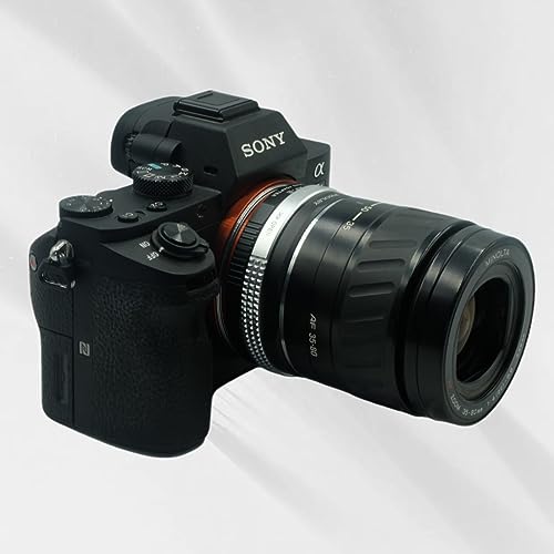 PHOLSY Lens Mount Adapter Manual Focus: Compatible with Sony A (Minolta AF) Lens to Sony E (NEX) Camera Body, Compatible with Sony A to E, Sony A to NEX Sony A / Minolta AF to Sony E