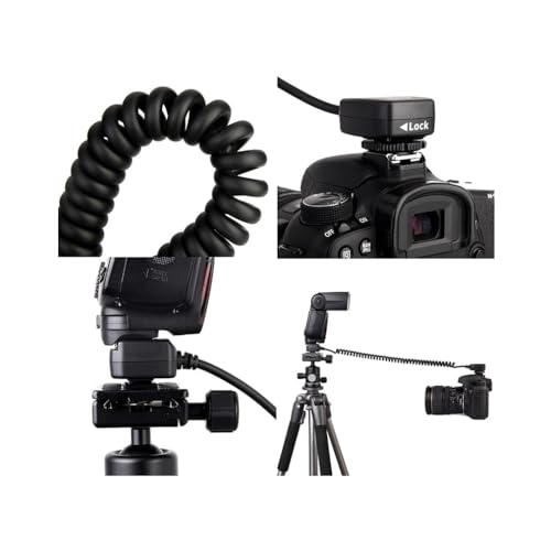 Flash TTL Hot Shoe Cord for Nikon Z5 Z6 Z6II Z7 Z7II D780 D850 D800 D750 D500 D7200 D5600 D5500 D5300 D3500 D3300 Replaces Nikon SC-28 Cord -1.5m