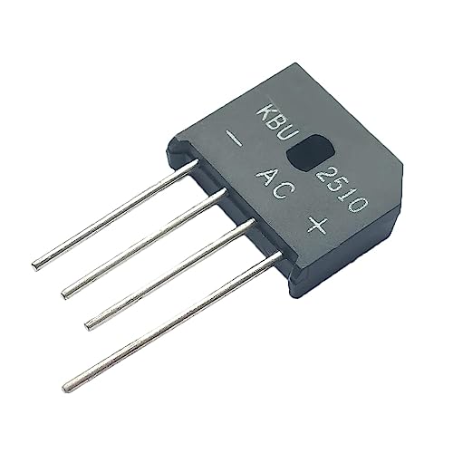 Penglin KBU2510 2510 Bridge Rectifier Diode Pack of 10 | 25A 1000V silicon bridge rectifier, 4 pins