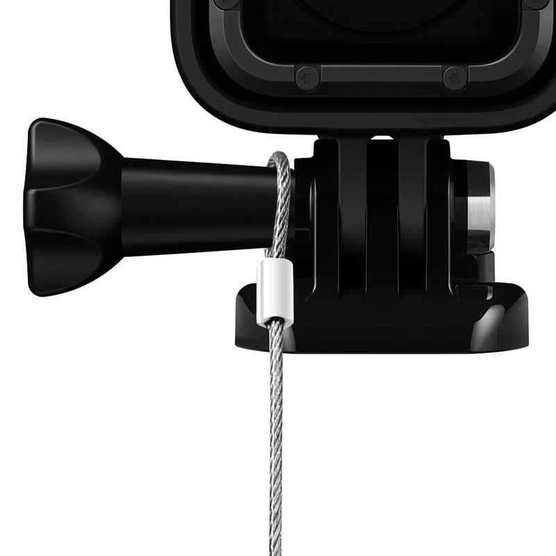[Australia - AusPower] - 20 Pack 6 Inch(15cm) Safety Stainless Steel Tethers with 4 Pcs Spring Snap Hook Clips, Steel Wire Cable with Loops Vinyl Cover Coated Short Rope Lanyard Lock Safety Tether Chains, Black 20P-15cm-black 